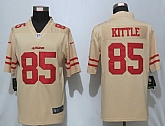Nike San Francisco 49ers 85 Kittle Vapor Untouchable Nike Gold Inverted Legend Jersey,baseball caps,new era cap wholesale,wholesale hats